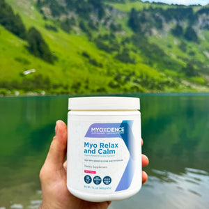 MYOXCIENCE Myo Relax & Calm | Myo-Inositol, L-Theanine, Taurine, Magnesium & GABA | Supports Sleep, Neurotransmitter & Hormone Support (Berry Flavor) (60 Servings) MYOXCIENCE buy supplements Au