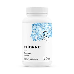 THORNE - Selenium - 200 mcg Selenium Supplement for Antioxidant Support - Supports Thyroid Health, Immune Function & Healthy Aging - Third-Party Certified - Gluten, Dairy & Soy-Free - 60 Capsules THORNE buy supplements Au