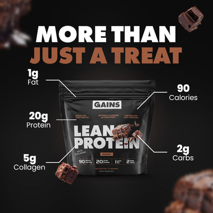 Gains in Bulk Lean Protein Powder with 20g Protein, Strawberry, 27 Servings