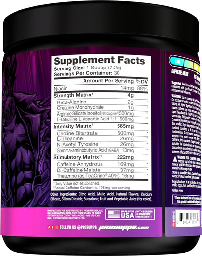 ProSupps L-Carnitine 3000 Stimulant Free Liquid Shots (31 Servings, Berry) and Mr. Hyde Signature Series Pre-Workout Energy Powdered Drink (30 Servings, Pixie Dust) Bundle