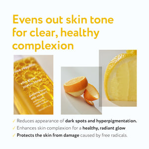 Suplement ​Face Republic Vita Glow Niacin Toner 160ml 5.41 fl oz | Vitamin Complex | Vitalizing & Purifying | Radiant Glow for Dull Skin | 7 Hyaluronic Acids, Vitamin C - VelvetGlow USA