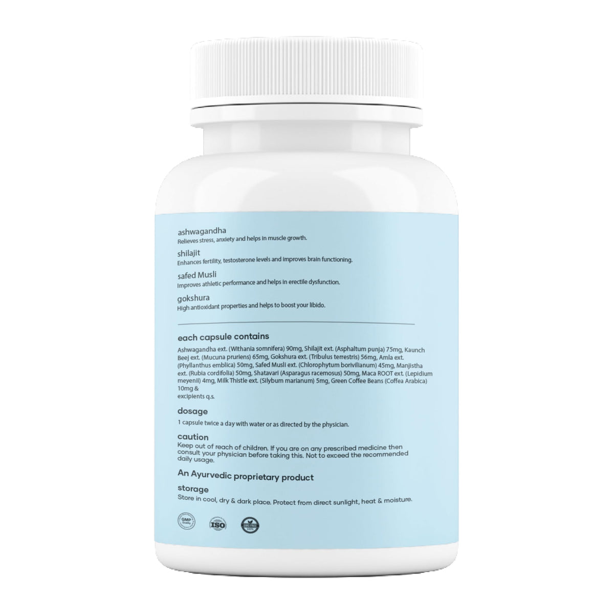 mars by GHC Growth Max Combo | Nitric Oxide Capsules + SurgeMax Capsules | Performance & Vitality Support | 120 Capsules | Pack of 1