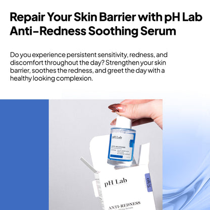 PhLab Anti Redness Serum, Reduces Capillary Cracks Appearance, Evens Skin Tone, Skin Soothing and Redness Reform Serum, 1.01 Fl Oz (Pack of 1)