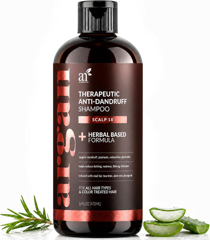 Artnaturals Therapeutic Argan Shampoo with Coal Tar, 16 fl oz