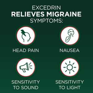 Excedrin Migraine Relief Caplets to Alleviate Migraine Symptoms - 200 Count ExcedrinBuy Supplements Australia