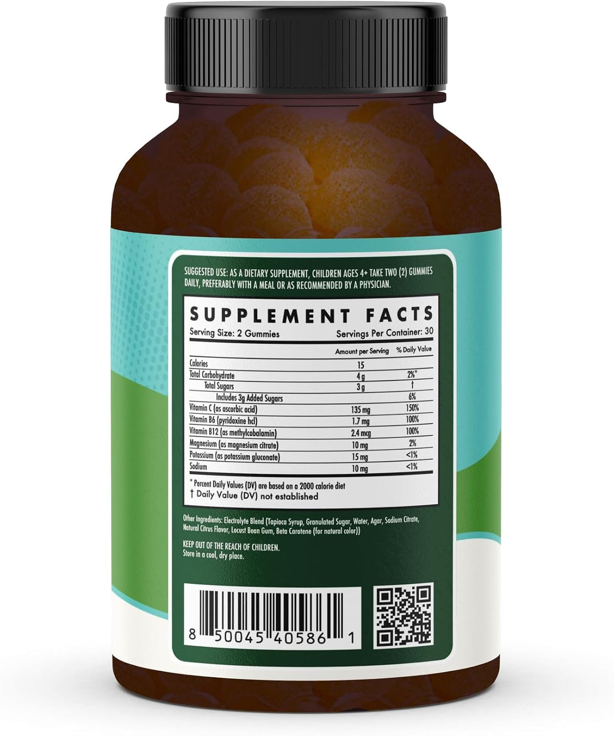 Kids Naturals Sport Recovery Gummies – Daily Wellness Support | 120ct (2 Month Supply)