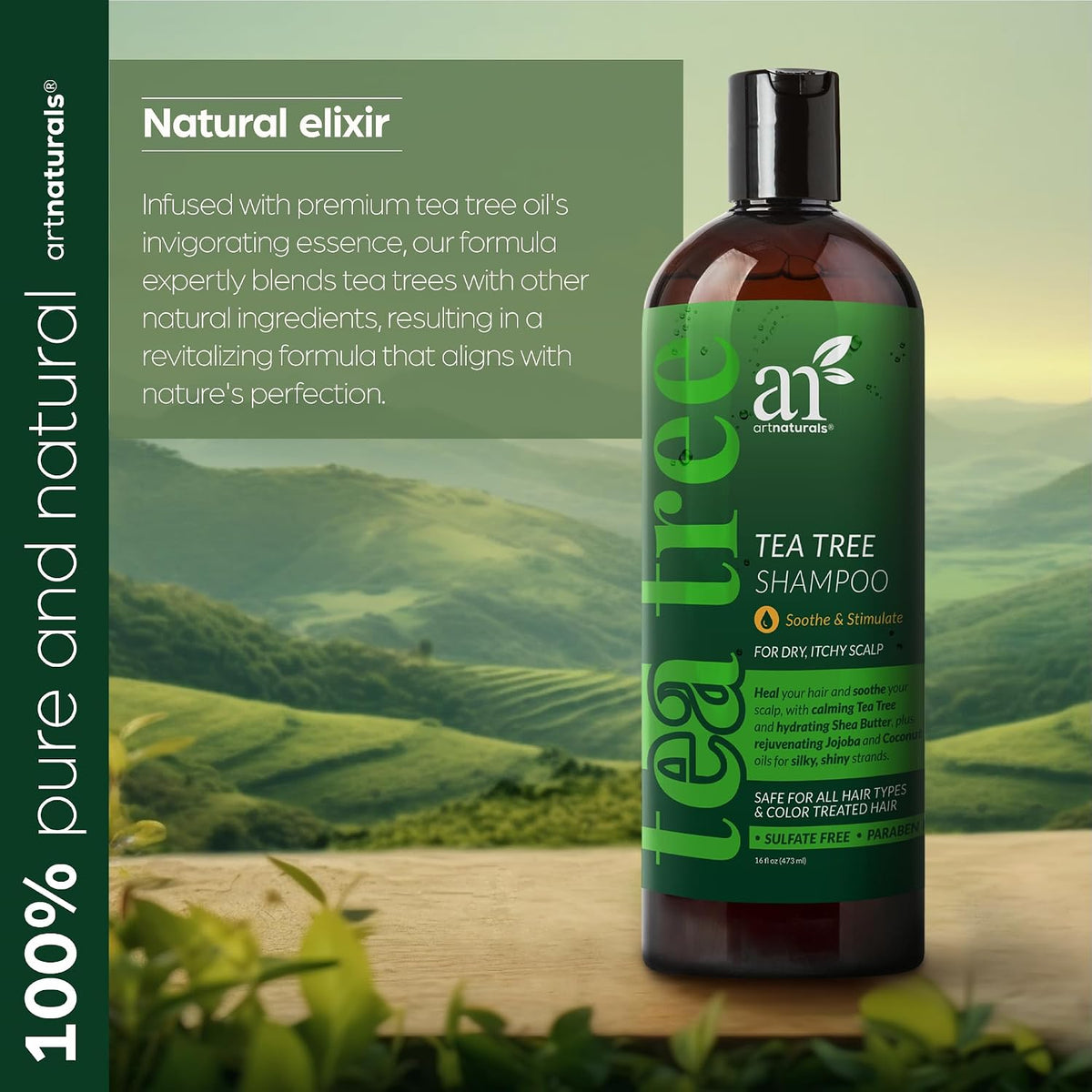Artnaturals Tea Tree Shampoo, 16 fl oz