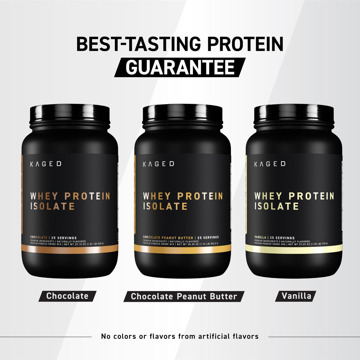 Kaged Whey Protein Isolate Elite Powder | Vanilla | Whey, Casein, & Milk Protein Blend | Post Workout Recovery Drink | Supports Muscle Building | Supplements for Men & Women | 2 lbs