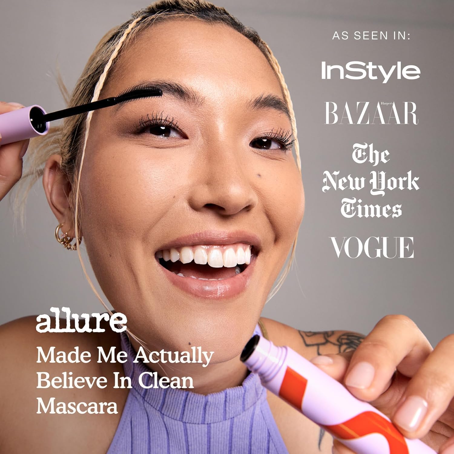 Tower 28 MakeWaves Vegan Black Mascara - Volumizing & Lengthening Mascara for Sensitive Eyes - With Aquaflex Technology for Humidity-Proof Lift - Hypoallergenic Eye Makeup - Jet (0.29 oz) Tower 28Buy Supplements Australia
