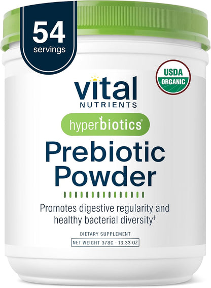 Hyperbiotics Vital Nutrients Gut Support Bundle – Pro-15 Prebiotics + Probiotics (60 Time Release Pearls) & Organic Prebiotic Fiber Powder (54 Servings) for Gut, Digestive, & Immune Health Support