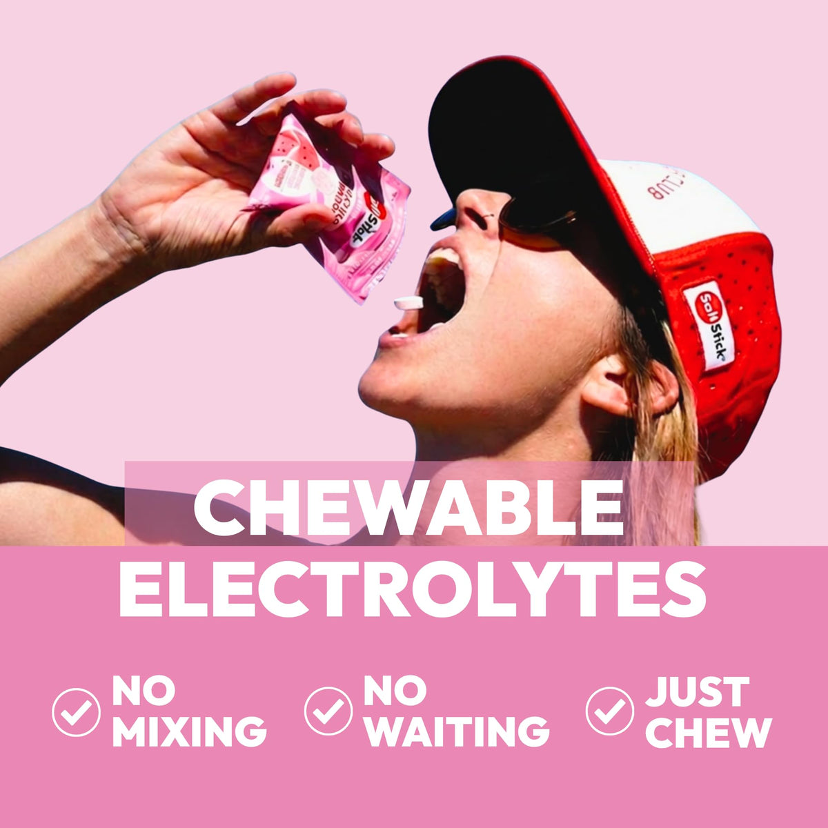 SaltStick High Sodium Electrolyte FastChews - Mixed Berry, 60 Tablets
