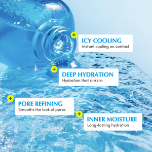 Suplement ​EQQUALBERRY Hyaltoin Flooding Toner | Moisture-Rich Hydrogel Toner for Deep Hydration | Cooling Essence Texture | Hyaluronic Acid & Ectoin - VelvetGlow USA