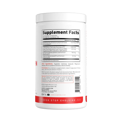 Kaged Thermogenic Powder Clean Burn Orange Mango Men & Women Weight Management Supplement Organic Caffeine Apple Cider Vinegar 30 Servings