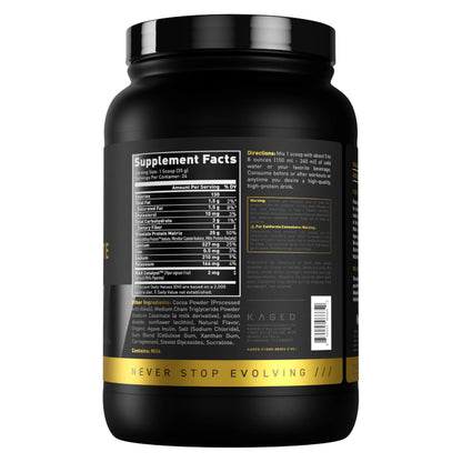 Kaged Whey Protein Isolate Elite Powder | Vanilla | Whey, Casein, & Milk Protein Blend | Post Workout Recovery Drink | Supports Muscle Building | Supplements for Men & Women | 2 lbs