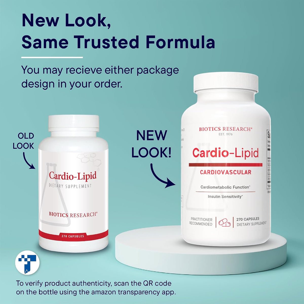 BIOTICS RESEARCH Cardio-Lipid™ - Professional-Grade Cardiovascular Support Formula - Featuring Red Yeast Rice, Phytosterols, Berberine, Garlic & Delta-Tocopherol - Formulated with Mark Houston, MD
