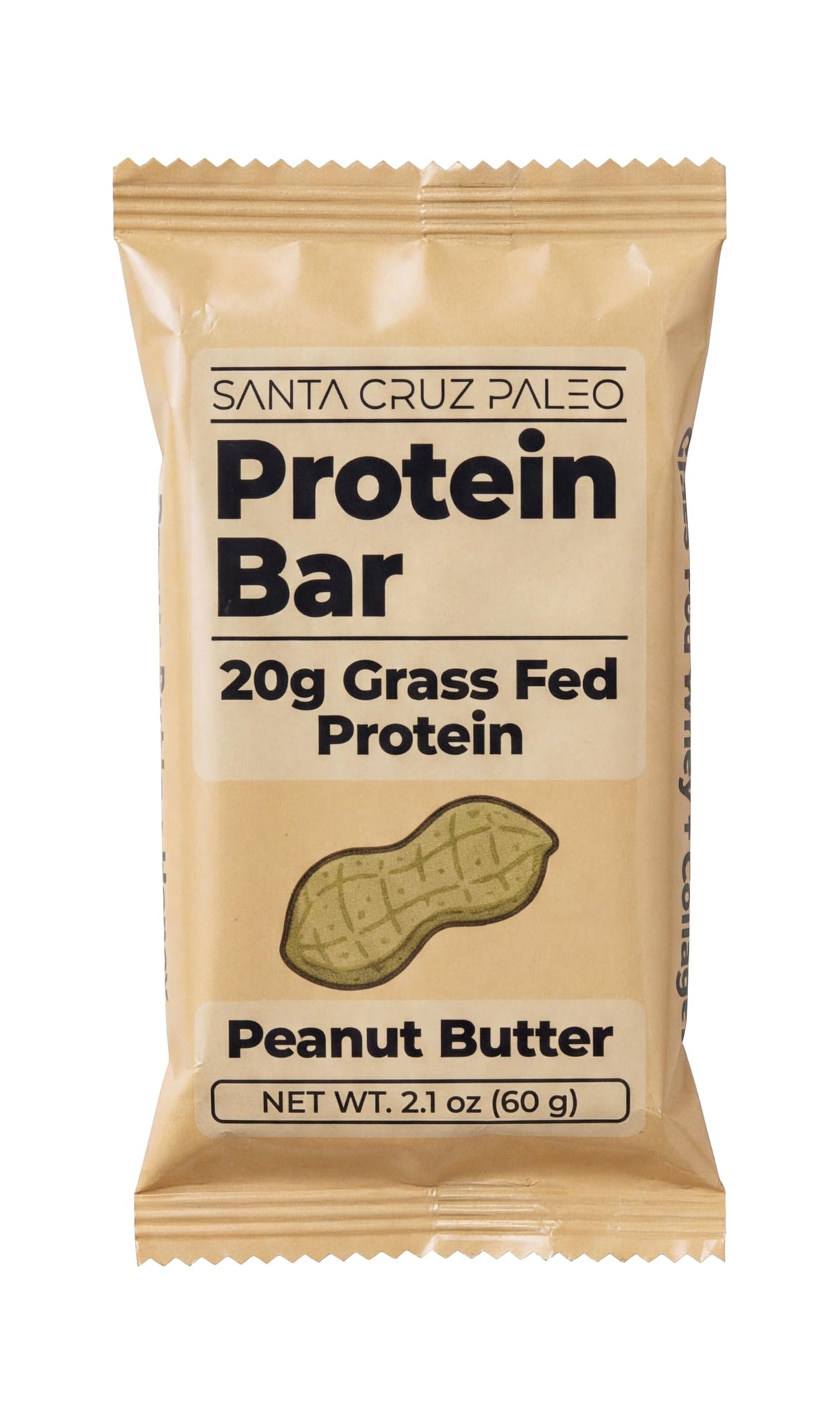 Santa Cruz Paleo Protein Bar – 20g Grass-Fed Whey & Collagen Protein – Wildflower Honey Sweetened, No Seed Oils, High Protein Snack Bar (Chocolate Flavor, Pack of 10)