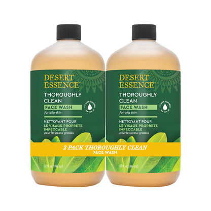 Desert Essence Thoroughly Clean Face Wash, Tea Tree Oil, 8.5 fl oz
