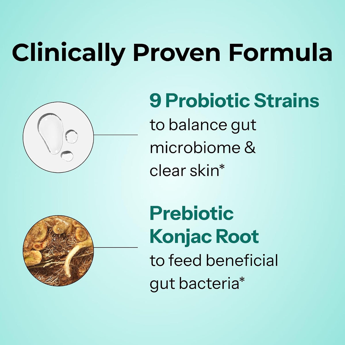 HUM Skin Squad Probiotic & Prebiotic, Skin & Gut Health Support, 60 Count