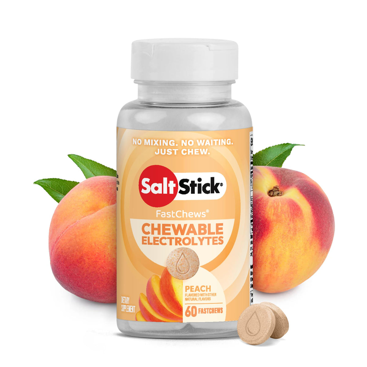 SaltStick High Sodium Electrolyte FastChews - Mixed Berry, 60 Tablets