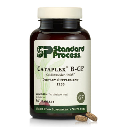 Standard Process Cataplex B-GF - Supports Nervous System Health - B Vitamins for Energy & Heart Support - Aids Energy During Physical Activity - Gluten-Free, Non-Soy & Non-Dairy - 360 Tablets Standard Process Inc.Buy Supplements Australia