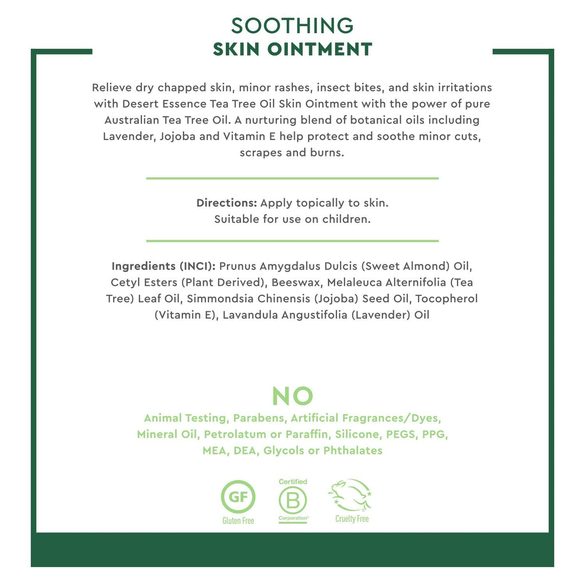 Desert Essence Tea Tree Oil Skin Ointment, 1 oz