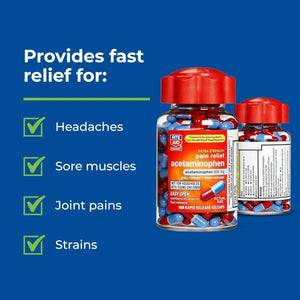 Rite Aid Extra Strength 500mg Acetaminophen Rapid Release Gelcaps - 150 Count | Joint, Muscle, Arthritis, Back Pain Relief Rite AidBuy Supplements Australia