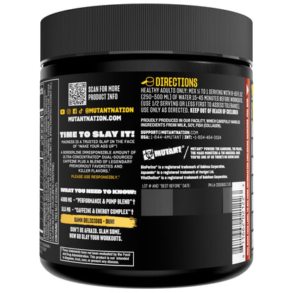 MUTANT Madness, Ultra-Concentrated Pre-Workout, Fruit Punch, 9.52 oz