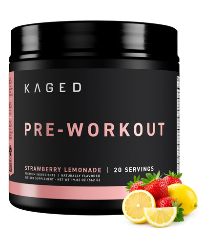 Kaged Original Pre Workout Powder | Fruit Punch | Pre-Workout with Creatine, Beta Alanine, L-Citrulline, BCAAs | 274 mg Caffeine | Pre Supplements for Men & Women | 20 Servings