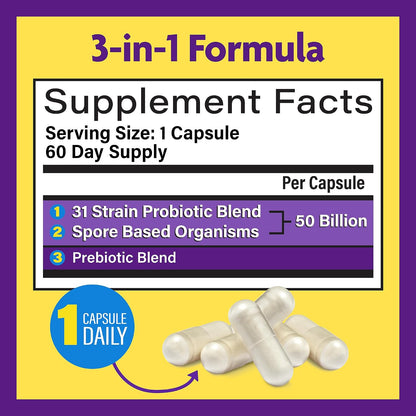 InnovixLabs Choline & Multi Probiotic Bundle Choline Bitartrate 550mg (100 Capsules) Multi Strain Probiotics (60 Capsules). Supports Memory, Mood, Brain Health & Boost Cognitive.*