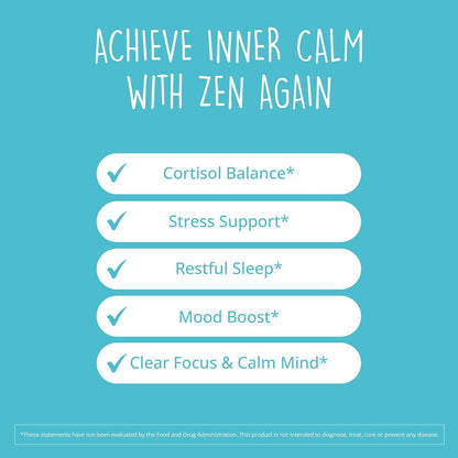 Happy Healthy Hippie Joy-Filled with Saffron Mood Support Supplement & Zen Again Cortisol Manager