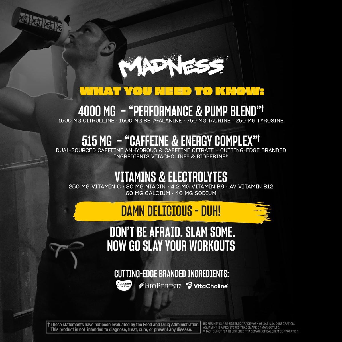 MUTANT Madness, Ultra-Concentrated Pre-Workout, Fruit Punch, 9.52 oz
