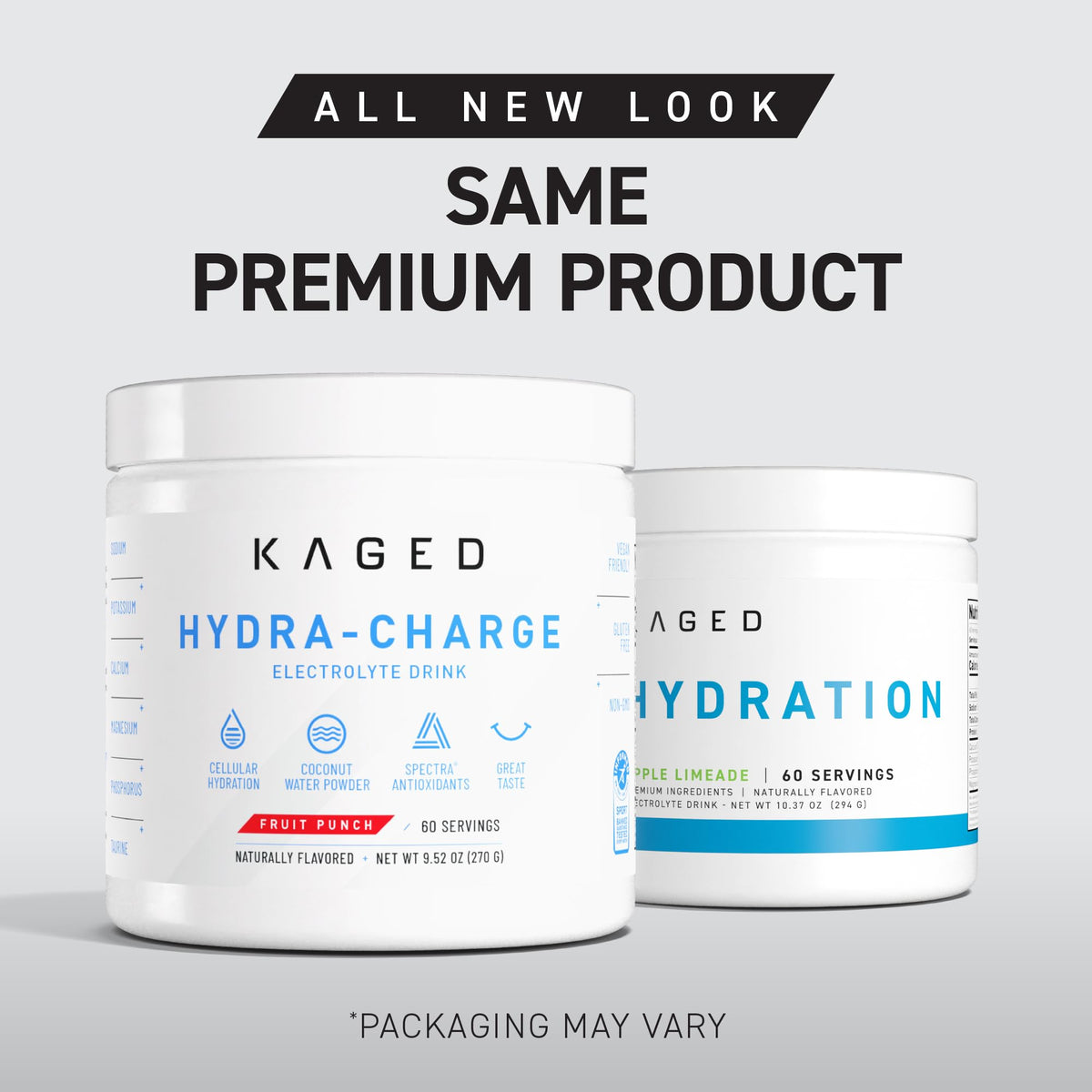 Kaged Sugar Free Hydration | 5 Key Electrolytes | Coconut Water | Tastes Amazing | 60 Servings