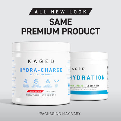 Kaged Sugar Free Hydration | 5 Key Electrolytes | Coconut Water | Tastes Amazing | 60 Servings