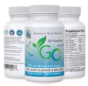 GC® GoutCare: Uric Acid Control | Uric Acid Prevention | Joint Health Supplement | Joint Relief | with Turmeric, Celery Seed Extract, Milk Thistle and More | 90 Capsules per Bottle | Non-GMO Alternative Health Research LLCBuy Supplements Australia