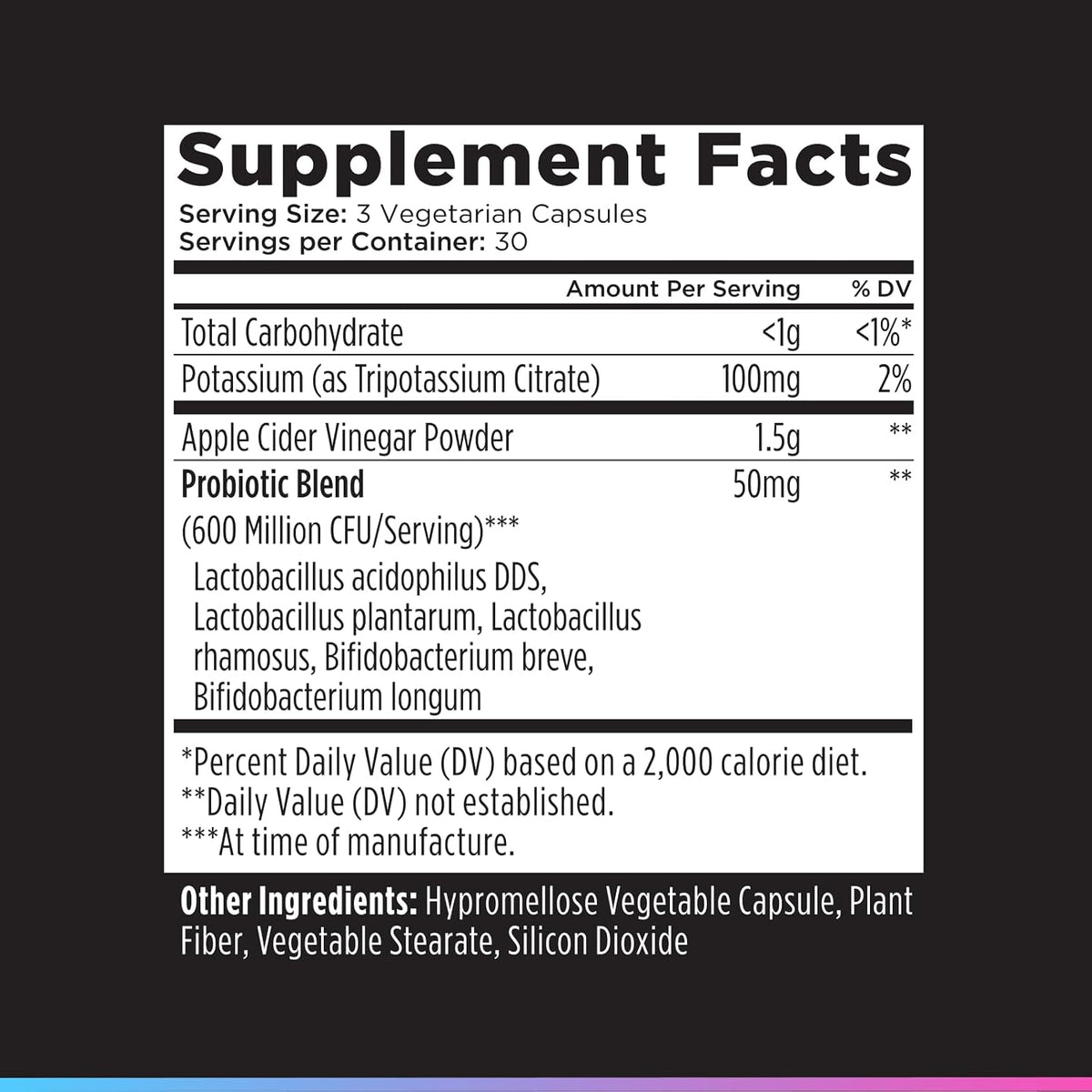 Livingood Daily Apple Cider Vinegar Capsules with The Mother (1500mg) - ACV Pills with Probiotics & Potassium for Women & Men - Supports Gut Health, Digestion, Appetite & Weight - Vegan, 90 Capsules