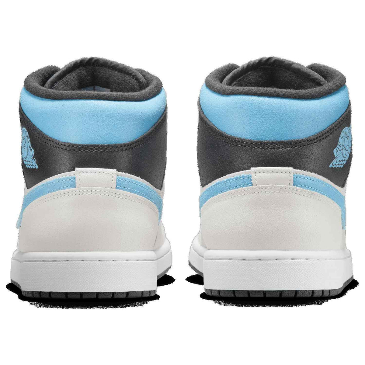 Jordan Air 1 Mid Se - Men's (Summit White/Blue Chill/Anthracite) Size 9