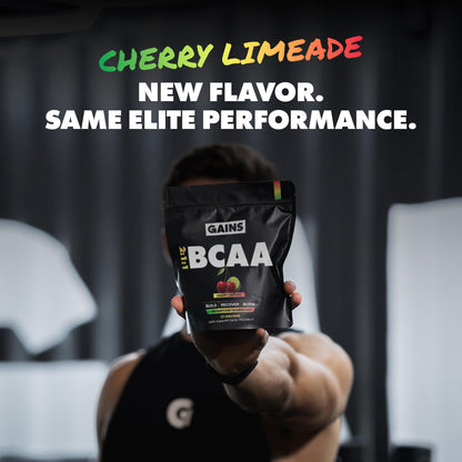 Gains in Bulk BCAA Powder, Amino Acids, Unflavored, 30 Servings