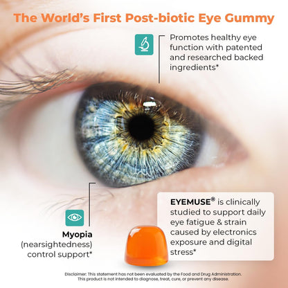 The Eye-Mazen Gummy Eye Vitamins for Vision and Eye Health - Lutein and Zeaxanthin Supplements for Eyes with Omega 3 & Vitamin A - Eye Supplements for Adults, Kids & Seniors
