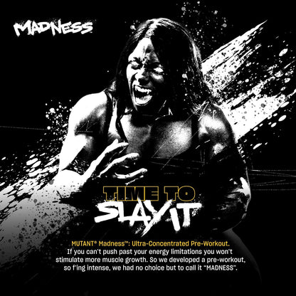 MUTANT Madness, Ultra-Concentrated Pre-Workout, Fruit Punch, 9.52 oz