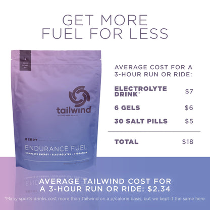 Tailwind Nutrition Endurance Fuel, Dauwaltermelon, 50-Serving Bag