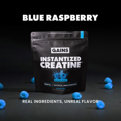 Gains in Bulk Instantized Creatine Monohydrate, Unflavored, 100 Servings