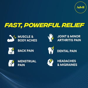 Advil Dual Action Coated Caplets, 125 Mg Ibuprofen and 250 Mg Acetaminophen per Dose (2 Dose Equivalent) for 8 Hour Pain Relief - 216 Count Advil buy supplements Au