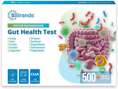5Strands Gut Health Test Analyzing Reaction to 500 Items