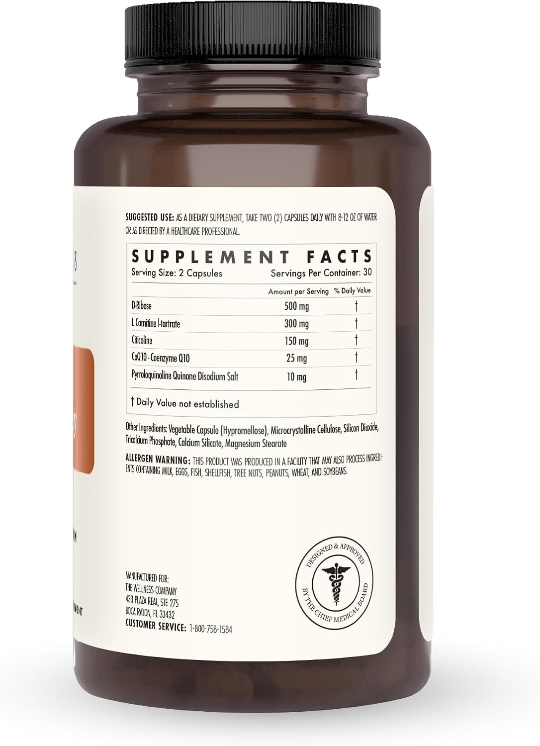 Elevated Energy – Caffeine-Free, Natural Energy Booster, 60ct