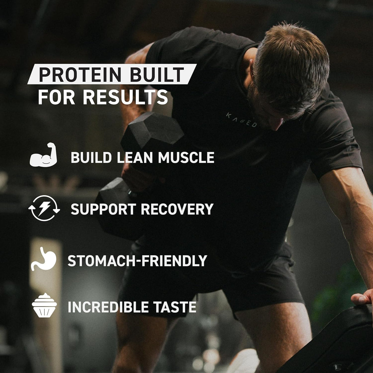 Kaged Whey Protein Isolate Elite Powder | Vanilla | Whey, Casein, & Milk Protein Blend | Post Workout Recovery Drink | Supports Muscle Building | Supplements for Men & Women | 2 lbs