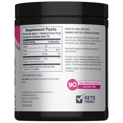 NeoCell Grassfed Collagen Peptides Powder | 7 oz | Unflavored | for Women and Men | Hair, Skin, & Nails NeoCell buy supplements Au