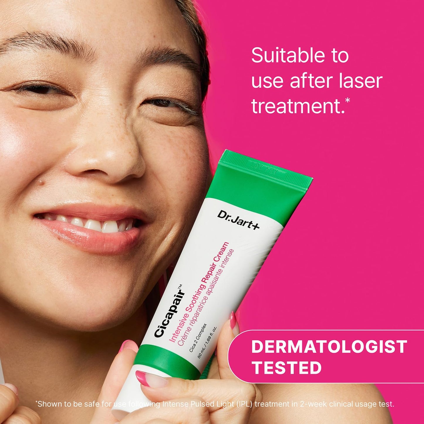 Dr.Jart+ Cicapair Sensitive Skin Korean Face Moisturizer for Redness and Barrier Repair with Centella Asiatica | Korean Skin Care | Travel Size, 0.51 Fl Oz