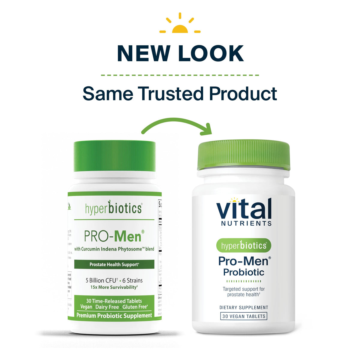 Hyperbiotics Vital Nutrients Pro Men Probiotics | Vegan Advanced Probiotics for Men | Clinically Studied for Prostate Health, Digestive Balance and Gut Health | Gluten, Dairy, Soy Free | 60 Tablets