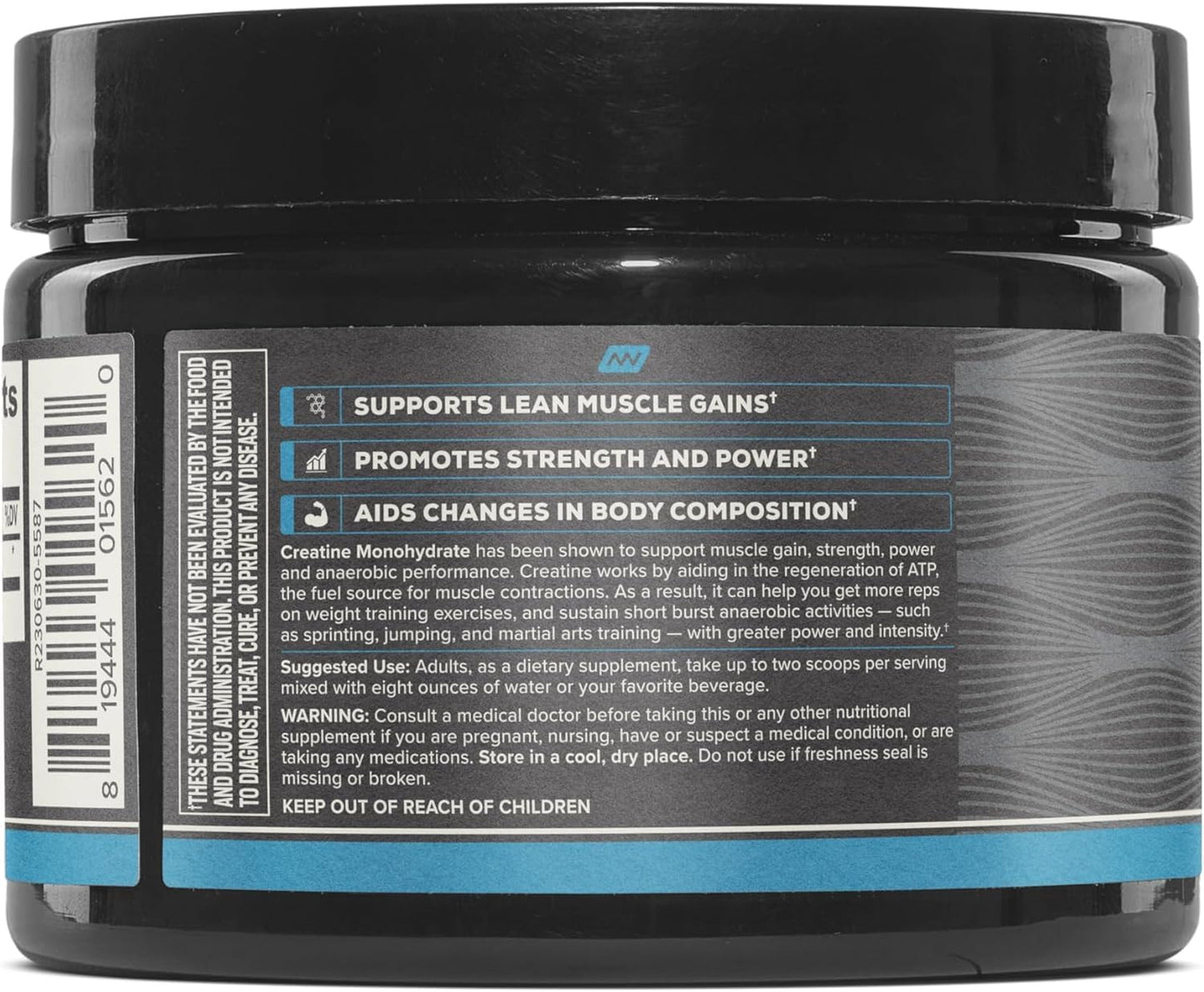 ONNIT Creatine Monohydrate Powder, IGEN(TM) Non-GMO Tested 5g Premium Creatine for Muscle Strength, Power and Lean Mass, Supports Brain Health