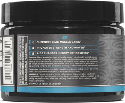 ONNIT Creatine Monohydrate Powder, IGEN(TM) Non-GMO Tested 5g Premium Creatine for Muscle Strength, Power and Lean Mass, Supports Brain Health